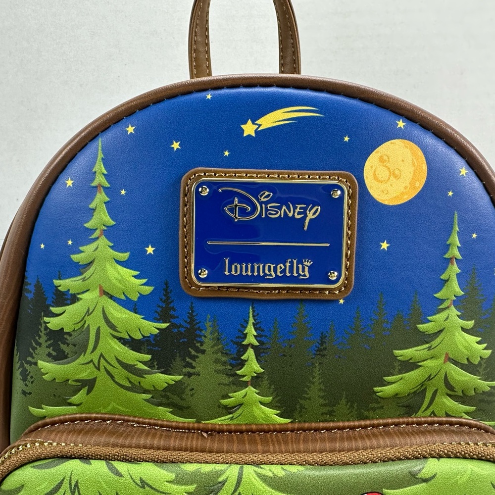 Loungefly Mickey Mouse & Friends Camping Scene Mini Backpack - Exclusive HTF - Picture 5 of 10